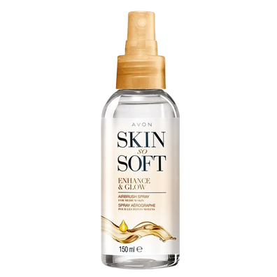 Avon Skin So Soft Rozświetlający olejek opalający w sprayu - 150ml