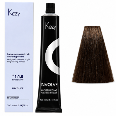 Kezy Involve color Permanentna farba do włosów - 4.0 brown