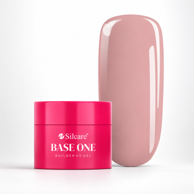Silcare Base One Builder UV Gel Cover Medium Żel budujący do paznokci - 100g