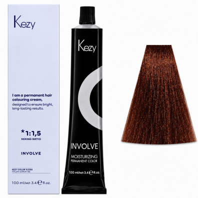 Kezy Involve color Permanentna farba do włosów - 5.40 copper light brown