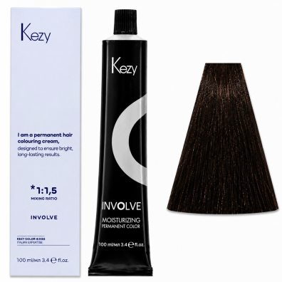 Kezy Involve color Permanentna farba do włosów - 5.06 dark chocolate