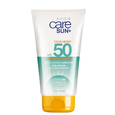 Avon Care Sun Balsam nawilżająco-ochronny SPF50 dla skóry wrażliwej twarzy i ciała - 150ml