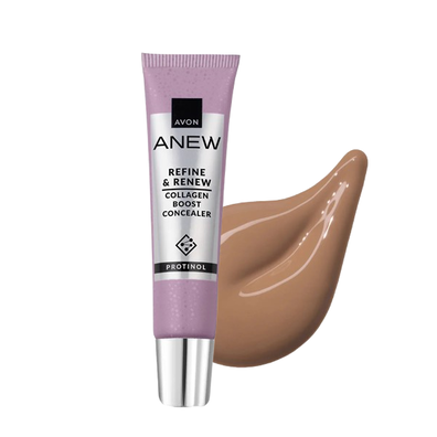 Avon Anew Refine&Renew | Korektor z Protinolem 34N Neutral Medium Tan | 12 ml