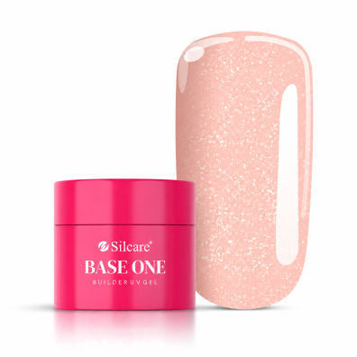 Silcare Base One Builder UV Gel Shimmer Vanillia Rose Żel budujący do paznokci - 100g