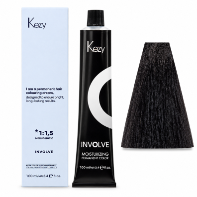 Kezy Involve color Permanentna farba do włosów - 2.77 blueberry brown