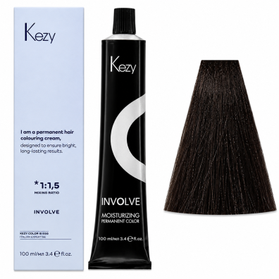 Kezy Involve color Permanentna farba do włosów - 3.0 dark brown