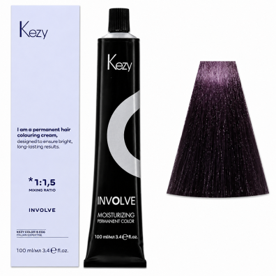 Kezy Involve color Permanentna farba do włosów - 5.17 violetash light brown