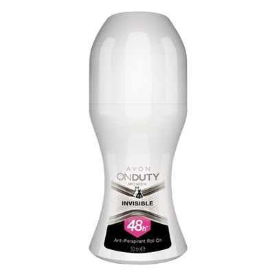 Avon OnDuty Antyperspirant w kulce damski ochrona bez plam - Women Invisible - 50ml