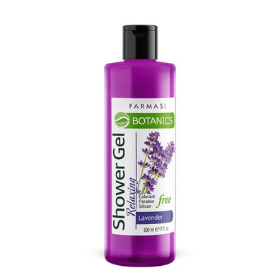 Farmasi Botanics Lavender Relaksujący żel pod prysznic z lawendą i rumiankiem - 500ml