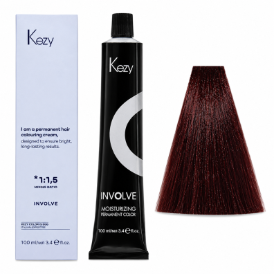 Kezy Involve color Permanentna farba do włosów - 5.66 intense red light brown