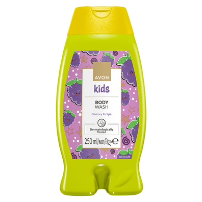 Avon Naturals Kids Płyn do mycia ciała i kąpieli Roześmiane Winogronko - 250ml