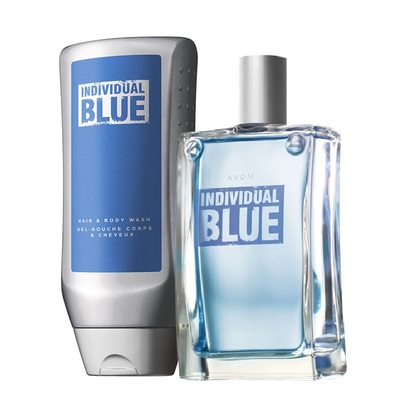 Avon Individual Blue Zestaw [Perfumy + Żel pod prysznic]