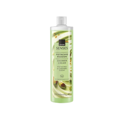 Avon Senses Pistachio Passion - Kremowy Żel pod prysznic - pistacja z nutą słodkiego karmelu - 500ml