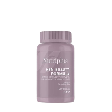 Farmasi Nutriplus HSN Beauty Kapsułki z kolagenem, kwasem hialuronowym, witaminami i minerałami - 24g