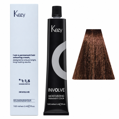 Kezy Involve color Permanentna farba do włosów - 6.43 golden copper dark blond