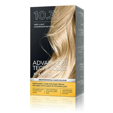 Avon Advance Techniques Farba 10.31 Very Light Champagne Blonde [Bardzo Jasny Szampański Blond]
