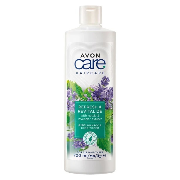 Avon Care Hair Nettle & Lavender Szampon z odżywką 2w1 pokrzywa i lawenda - 700ml (1)